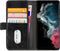 Mobilize - Samsung Galaxy S22 Ultra Hoesje - Elite Gelly Wallet Book Case Zwart