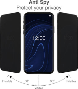 Mobilize Screenprotector geschikt voor Apple iPhone 14 Pro Max Glazen | Mobilize Screenprotector Privacy - Case Friendly - Zwart