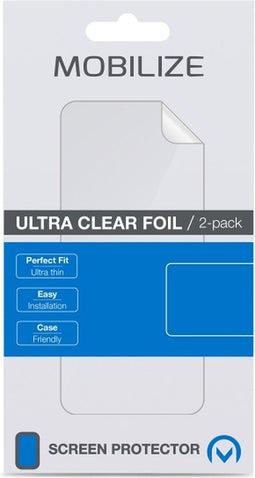 Mobilize Screenprotector geschikt voor Motorola One Hyper | Mobilize Screenprotector Folie - Case Friendly (2-Pack)