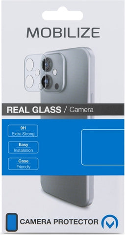 Mobilize Screenprotector geschikt voor Samsung Galaxy S23 Glazen | Mobilize Camera Lens Protector - Case Friendly