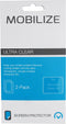 Mobilize Screenprotector geschikt voor Samsung Galaxy S6 | Mobilize Screenprotector Folie - Case Friendly (2-Pack)