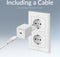 Mobilize Single USB-C Oplader Apple Lightning 1 Meter Power Delivery 20W - Wit