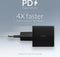 Mobilize Single USB-C Oplader Apple Lightning 1 Meter Power Delivery 20W - Zwart