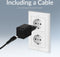 Mobilize Single USB-C Oplader Apple Lightning 1 Meter Power Delivery 20W - Zwart