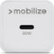 Mobilize Single USB-C Oplader Apple Lightning 1 Meter Power Delivery 20W - Wit