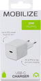 Mobilize Single USB-C Oplader Power Delivery 20W - Wit