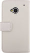 Mobilize Slim Wallet Book Case HTC One White