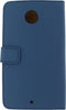 Mobilize Slim Wallet Book Case Motorola Google Nexus 6 Blue