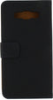 Mobilize (Slim wallet serie) portemonnee case hoesje - Magnetische sluiting en ruimte voor 2 pasjes - Zwart kunstleer - voor Samsung Galaxy A7