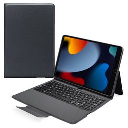 Mobilize Tablethoes geschikt voor Apple iPad 7 (2019) Hoes | Mobilize Ultimate Bluetooth QWERTY Bluetooth Toetsenbord Bookcase - Zwart