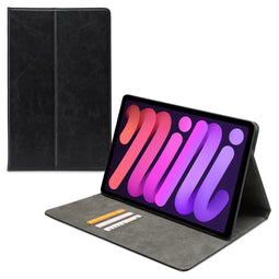 Mobilize Tablethoes geschikt voor Apple iPad Mini 6 (2021) Hoes | Mobilize Premium Folio Bookcase - Zwart