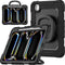 Mobilize Tablethoes geschikt voor Apple iPad Pro 11 Inch (2024) Hardcase Backcover | Mobilize Rotating Defender + Schouderband | Schokbestendig iPad Pro 11 Inch (2024) Telefoonhoesje | Anti Shock Proof + Standaard - Zwart