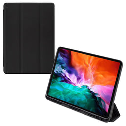 Mobilize Tablethoes geschikt voor Apple iPad Pro 12.9 Inch (2018) Hoes | Mobilize Solid Folio Bookcase - Zwart