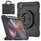 Mobilize Tablethoes geschikt voor Apple iPad Pro 12.9 Inch (2018) Hardcase Backcover | Mobilize Rotating Defender + Schouderband | Schokbestendig AppleiPadPro12.9Inch(2018) Telefoonhoesje | Anti Shock Proof + Standaard - Zwart