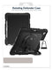 Mobilize Tablethoes geschikt voor Apple iPad Pro 13 Inch (2024) Hardcase Backcover | Mobilize Rotating Defender + Schouderband | Schokbestendig iPad Pro 13 Inch (2024) Telefoonhoesje | Anti Shock Proof + Standaard - Zwart