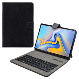 Mobilize Tablethoes geschikt voor Samsung Galaxy Tab A 10.5 (2018) Hoes | Mobilize Premium Bluetooth QWERTY Bluetooth Toetsenbord Bookcase - Zwart