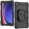 Mobilize Tablethoes geschikt voor Samsung Galaxy Tab A9 Plus (2023) Hardcase Backcover | Mobilize Rotating Defender + Schouderband | Schokbestendig Galaxy Tab A9 Plus (2023) Telefoonhoesje | Anti Shock Proof + Standaard - Zwart