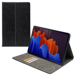 Mobilize Tablethoes geschikt voor Samsung Galaxy Tab S7 Plus Hoes | Mobilize Premium Folio Bookcase - Zwart