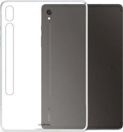 Mobilize Tablethoes geschikt voor Samsung Galaxy Tab S9 Hoes Flexibel TPU | Mobilize Gelly Backcover | Doorzichtig Telefoonhoesje Galaxy Tab S9 | Galaxy Tab S9 Case | Back Cover - Transparant