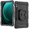 Mobilize Tablethoes geschikt voor Samsung Galaxy Tab S9 Plus Hardcase Backcover | Mobilize Rotating Defender + Schouderband | Schokbestendig Galaxy Tab S9 Plus Telefoonhoesje | Anti Shock Proof + Standaard - Zwart