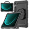 Mobilize Tablethoes geschikt voor Samsung Galaxy Tab S9 Plus Hardcase Backcover | Mobilize Rotating Defender + Schouderband | Schokbestendig Galaxy Tab S9 Plus Telefoonhoesje | Anti Shock Proof + Standaard - Zwart