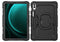 Mobilize Tablethoes geschikt voor Samsung Galaxy Tab S9 Plus Hardcase Backcover | Mobilize Rotating Defender + Schouderband | Schokbestendig Galaxy Tab S9 Plus Telefoonhoesje | Anti Shock Proof + Standaard - Zwart