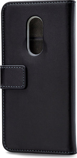 Mobilize Telefoonhoesje geschikt voor Alcatel 3 Hoesje | Mobilize Classic Gelly Wallet Bookcase Portemonnee | Pasjeshouder voor 2 Pasjes | Telefoonhoesje voor Pinpas / OV Kaart / Rijbewijs - Zwart
