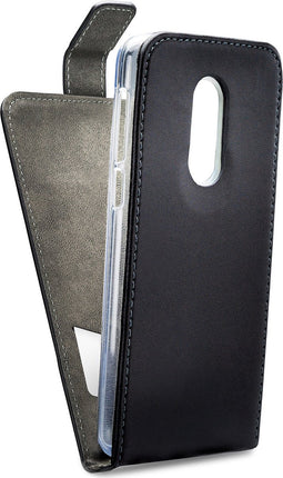 Mobilize Telefoonhoesje geschikt voor Alcatel 3 Hoesje | Mobilize Classic Gelly Bookcase Portemonnee | Pasjeshouder voor 1 Pasje | Telefoonhoesje voor Pinpas / OV Kaart / Rijbewijs - Zwart