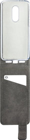 Mobilize Telefoonhoesje geschikt voor Alcatel 3 Hoesje | Mobilize Classic Gelly Bookcase Portemonnee | Pasjeshouder voor 1 Pasje | Telefoonhoesje voor Pinpas / OV Kaart / Rijbewijs - Zwart