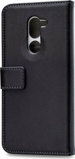 Mobilize Telefoonhoesje geschikt voor Alcatel 3x Hoesje | Mobilize Classic Gelly Wallet Bookcase Portemonnee | Pasjeshouder voor 2 Pasjes | Telefoonhoesje voor Pinpas / OV Kaart / Rijbewijs - Zwart