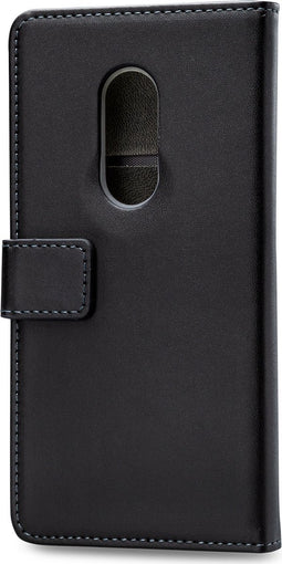 Mobilize Telefoonhoesje geschikt voor Alcatel 5 Hoesje | Mobilize Classic Gelly Wallet Bookcase Portemonnee | Pasjeshouder voor 2 Pasjes | Telefoonhoesje voor Pinpas / OV Kaart / Rijbewijs - Zwart
