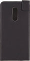 Mobilize Telefoonhoesje geschikt voor Alcatel A7 Hoesje | Mobilize Classic Gelly Flipcase | Pasjeshouder voor 1 Pasje | Telefoonhoesje voor Pinpas / OV Kaart / Rijbewijs - Zwart