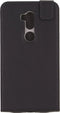 Mobilize Telefoonhoesje geschikt voor Alcatel A7 XL Hoesje | Mobilize Classic Gelly Flipcase | Pasjeshouder voor 1 Pasje | Telefoonhoesje voor Pinpas / OV Kaart / Rijbewijs - Zwart