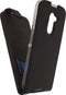 Mobilize Telefoonhoesje geschikt voor Alcatel IDOL 4s Hoesje | Mobilize Classic Gelly Flipcase | Pasjeshouder voor 1 Pasje | Telefoonhoesje voor Pinpas / OV Kaart / Rijbewijs - Zwart