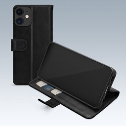 Mobilize Telefoonhoesje geschikt voor Apple iPhone 11 Hoesje | Mobilize Premium Gelly Wallet Bookcase Portemonnee | Pasjeshouder voor 3 Pasjes | Telefoonhoesje voor Pinpas / OV Kaart / Rijbewijs - Zwart