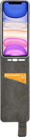 Mobilize Telefoonhoesje geschikt voor Apple iPhone 11 Hoesje | Mobilize Classic Gelly Bookcase | Pasjeshouder voor 1 Pasje | Telefoonhoesje voor Pinpas / OV Kaart / Rijbewijs - Zwart
