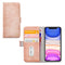 Mobilize Telefoonhoesje geschikt voor Apple iPhone 11 Hoesje | Mobilize Elite Gelly Bookcase | Pasjeshouder voor 3 Pasjes | Telefoonhoesje voor Pinpas / OV Kaart / Rijbewijs - Soft Pink | Roze