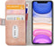 Mobilize Telefoonhoesje geschikt voor Apple iPhone 11 Hoesje | Mobilize Elite Gelly Bookcase | Pasjeshouder voor 3 Pasjes | Telefoonhoesje voor Pinpas / OV Kaart / Rijbewijs - Soft Pink | Roze