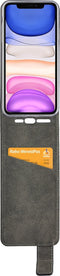 Mobilize Telefoonhoesje geschikt voor Apple iPhone 11 Hoesje | Mobilize Classic Gelly Bookcase | Pasjeshouder voor 1 Pasje | Telefoonhoesje voor Pinpas / OV Kaart / Rijbewijs - Zwart
