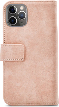 Mobilize Telefoonhoesje geschikt voor Apple iPhone 11 Pro Hoesje | Mobilize Elite Gelly Bookcase | Pasjeshouder voor 3 Pasjes | Telefoonhoesje voor Pinpas / OV Kaart / Rijbewijs - Soft Pink | Roze