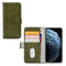 Mobilize Telefoonhoesje geschikt voor Apple iPhone 11 Pro Hoesje | Mobilize Elite Gelly Bookcase Portemonnee | Pasjeshouder voor 3 Pasjes | Telefoonhoesje voor Pinpas / OV Kaart / Rijbewijs - Groen