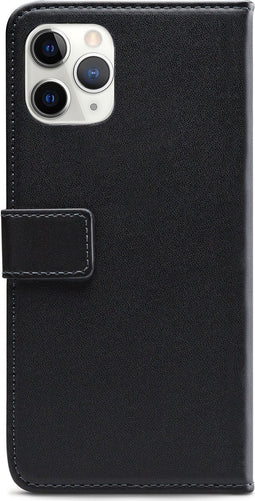 Mobilize Telefoonhoesje geschikt voor Apple iPhone 11 Pro Max Hoesje | Mobilize Classic Gelly Wallet Bookcase Portemonnee | Pasjeshouder voor 2 Pasjes | Telefoonhoesje voor Pinpas / OV Kaart / Rijbewijs - Zwart