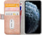 Mobilize Telefoonhoesje geschikt voor Apple iPhone 11 Pro Max Hoesje | Mobilize Elite Gelly Bookcase | Pasjeshouder voor 3 Pasjes | Telefoonhoesje voor Pinpas / OV Kaart / Rijbewijs - Soft Pink | Roze