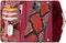 Mobilize Telefoonhoesje geschikt voor Apple iPhone 11 Pro Max Hoesje | Mobilize Gelly Velvet Uitneembare 2in1 Clutch | Pasjeshouder voor 3 Pasjes | Telefoonhoesje voor Pinpas / OV Kaart / Rijbewijs - Red Snake | Rood