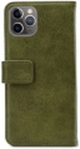 Mobilize Telefoonhoesje geschikt voor Apple iPhone 11 Pro Max Hoesje | Mobilize Elite Gelly Bookcase | Pasjeshouder voor 3 Pasjes | Telefoonhoesje voor Pinpas / OV Kaart / Rijbewijs - Groen