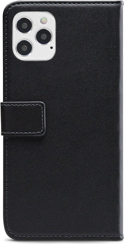 Mobilize Telefoonhoesje geschikt voor Apple iPhone 12 Hoesje | Mobilize Classic Gelly Wallet Bookcase Portemonnee | Pasjeshouder voor 2 Pasjes | Telefoonhoesje voor Pinpas / OV Kaart / Rijbewijs - Zwart