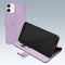 Mobilize Telefoonhoesje geschikt voor Apple iPhone 12 Hoesje | Mobilize Premium Gelly Wallet Bookcase Portemonnee | Pasjeshouder voor 3 Pasjes | Telefoonhoesje voor Pinpas / OV Kaart / Rijbewijs - Paars