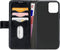 Mobilize Telefoonhoesje geschikt voor Apple iPhone 12 Hoesje | Mobilize Gelly Wallet Uitneembare 2in1 Bookcase Portemonnee | Pasjeshouder voor 3 Pasjes | Telefoonhoesje voor Pinpas / OV Kaart / Rijbewijs - Zwart