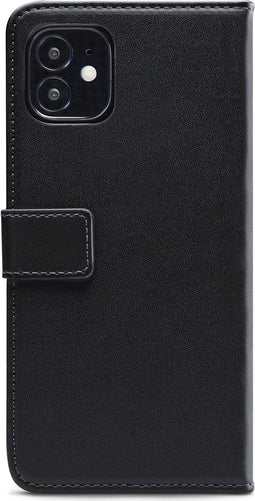 Mobilize Telefoonhoesje geschikt voor Apple iPhone 12 Mini Hoesje | Mobilize Classic Gelly Wallet Bookcase Portemonnee | Pasjeshouder voor 2 Pasjes | Telefoonhoesje voor Pinpas / OV Kaart / Rijbewijs - Zwart