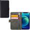 Mobilize Telefoonhoesje geschikt voor Apple iPhone 12 Mini Hoesje | Mobilize Classic Gelly Wallet Bookcase Portemonnee | Pasjeshouder voor 2 Pasjes | Telefoonhoesje voor Pinpas / OV Kaart / Rijbewijs - Zwart